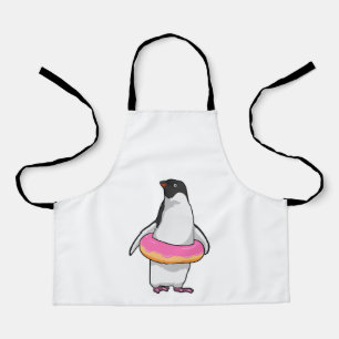 Delantal Pingüino con Donut