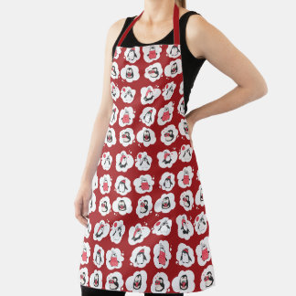 Delantal Pingüino de feriado de invierno