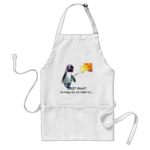 Delantal Pingüino de la soldadura del Bbq