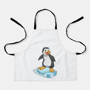 Delantal Pingüino en la flota de hielo
