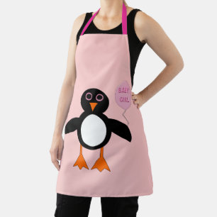 Delantal Pingüino Rosa