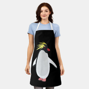 Delantal Pingüino Saltarrocas Adorable Animal Antártico Div