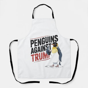 Delantal Pingüinos contra Trump contra Estados Unidos
