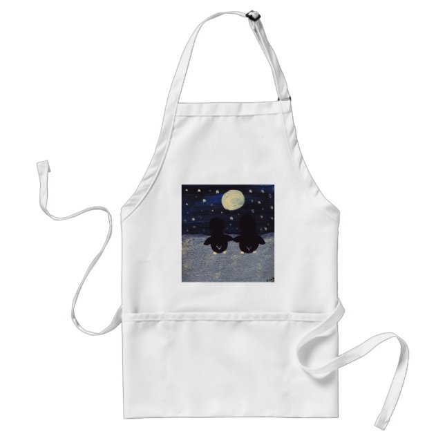 Delantal Pingüinos por Moonlight Apron (Frente)