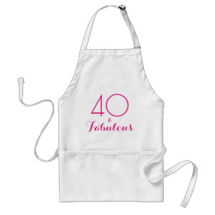 Delantal Pink 40 y la fabulosa tipografía