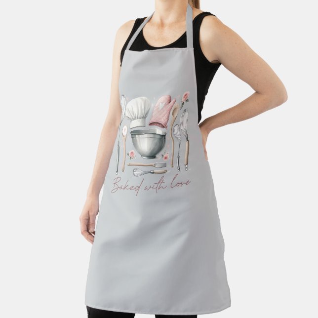 Delantal Pink Baking Con Cita De Amor (in situ)