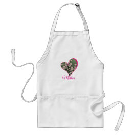 Delantal Pink Blossom Green  Apron