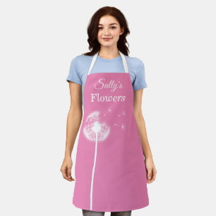 Delantal Pink Dandelion Apron