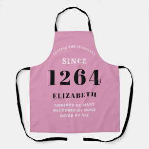 Delantal Pink de cumpleaños