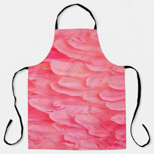 Delantal Pink Flamingo Feathersflamingo,feather,pink,textur