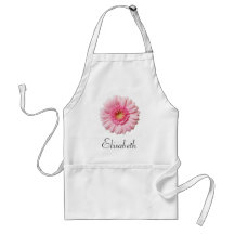 Pink Gerbera Daisy Apron