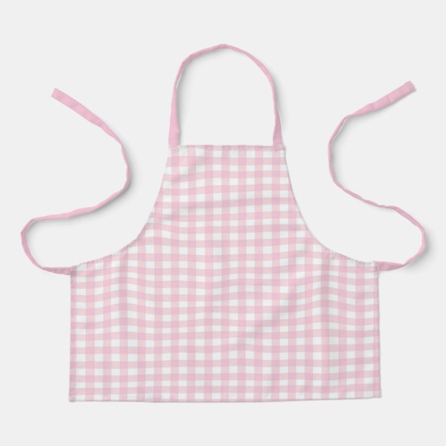 Delantal Pink Gingham (Anverso)