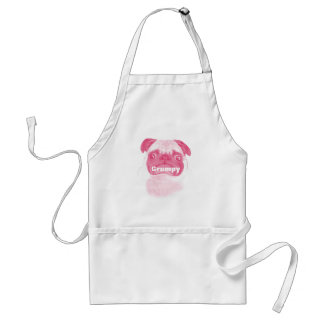 Delantal PINK Grumpy Puggy personalizado