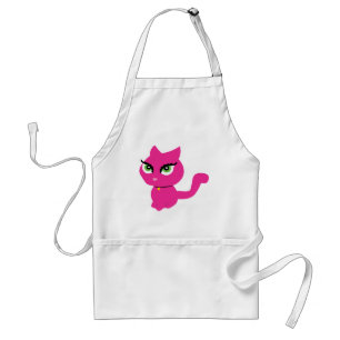 Delantal Pink Kitty Cat