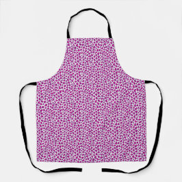 Delantal pink leopard skin pattern