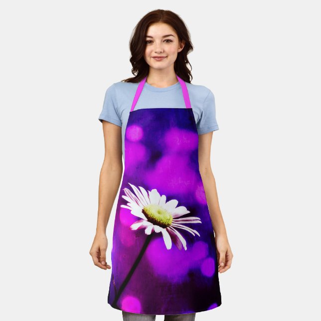 Delantal Pink N Amethyst Daisy (Gastado)