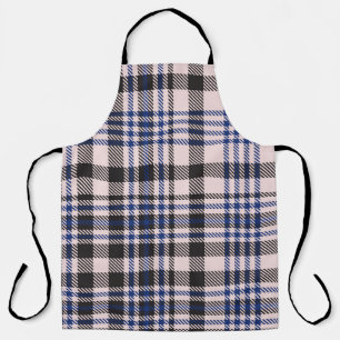 Delantal Pink Navy Glen Plaid texturizado patternabina sin 