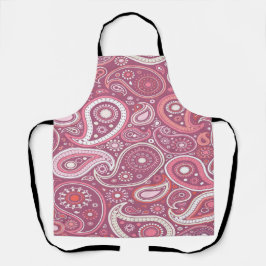 Delantal Pink Paisley Apron