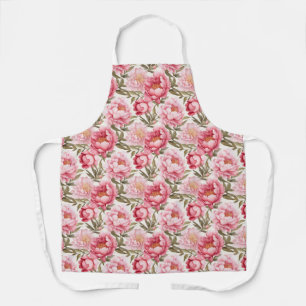 Delantal Pink Peony Apron