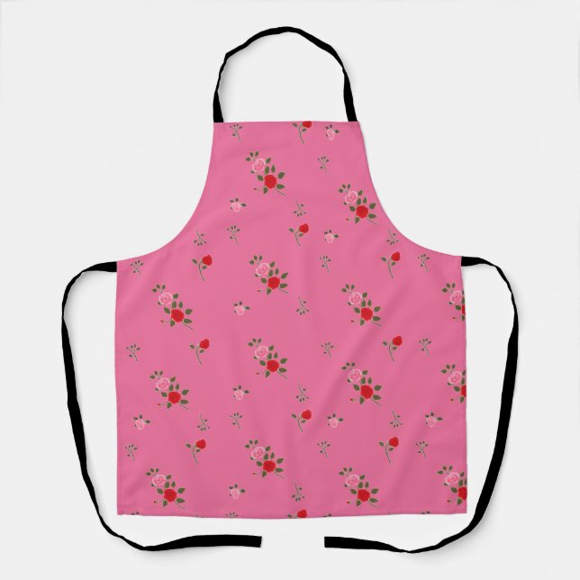 Delantal Pink roses (Anverso)