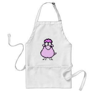 Delantal Pink Sheep Apron