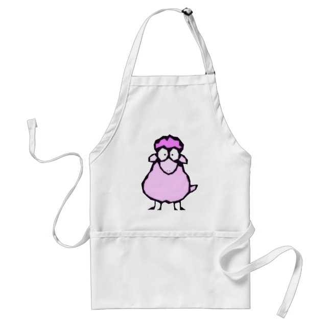 Delantal Pink Sheep Apron (Frente)