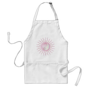 Delantal Pink Starburst Yin Yang