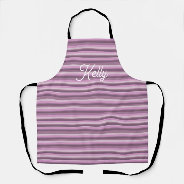 Delantal Pink stripes (Anverso)