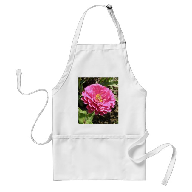 Delantal Pink Zinnia Apron (Frente)