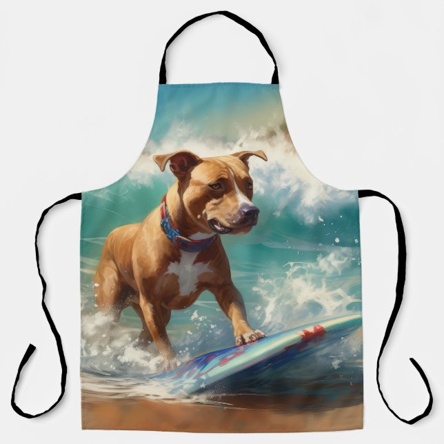 Delantal Pintado americano de surf en Staffordshire Beach (Anverso)