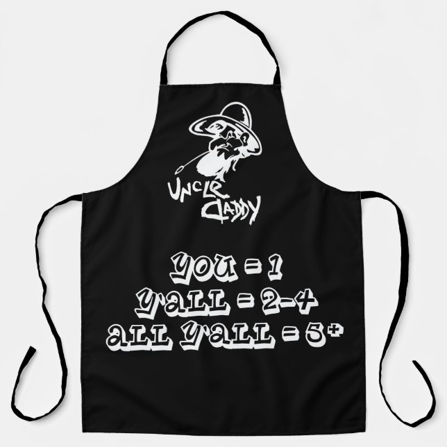 Delantal Pintado de cocina de Uncle Daddy Grill Apron (Anverso)