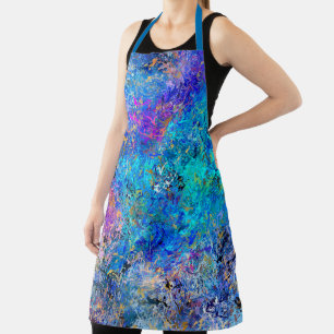 Delantal Pintado de Holi Splatter multicolor