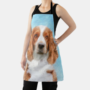 Delantal Pintado español de Springer galesa - Arte de perro
