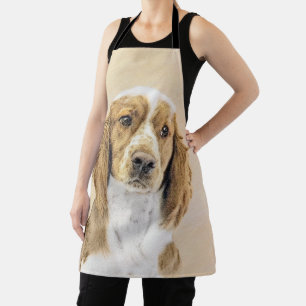 Delantal Pintado español de Springer galesa - Arte de perro