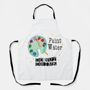 Delantal Pintar agua no beber