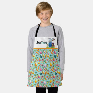 Delantal Pintor de huevos personalizable para niños