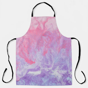 DELANTAL PINTURA ABSTRACTA DE ROPA Y PURPLE