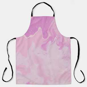 DELANTAL PINTURA ABSTRACTA VERDE Y NEGRA