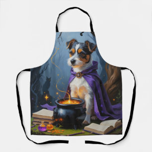 Delantal Pintura caprichosa de Halloween de Terrier Austral