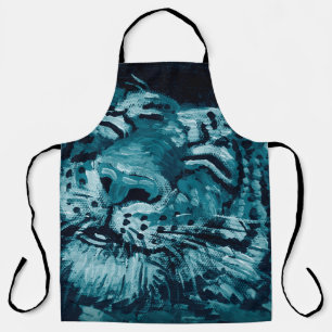 Delantal Pintura de arte Arte fino Color del aceite tigre l