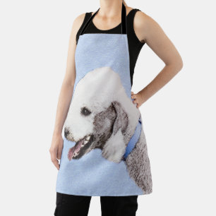 Delantal Pintura de Bedlington Terrier - Original Perro Art