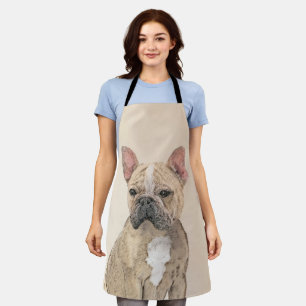 Delantal Pintura de Bulldog Francés (Sable) - Original ador