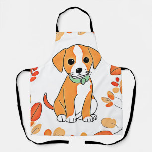 Delantal Pintura de caída de cachorro