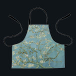 Delantal Pintura de flores de almendra de Van Gogh<br><div class="desc">Almond Blossoms es un grupo de varios cuadros de 1888 y 1890 de Vincent van Gogh en Arles y Saint-Rémy, al sur de Francia, de almendros florecientes. Los árboles floridos fueron especiales para van Gogh. Representaban el despertar y la esperanza. Los disfrutó estéticamente y encontró alegría al pintar árboles floridos....</div>