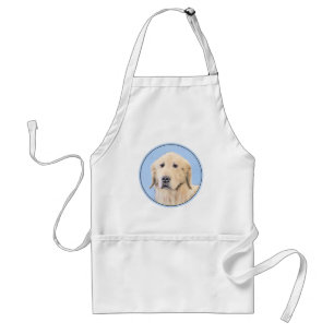 Delantal Pintura de Golden Retriever - Cute original Dog Ar