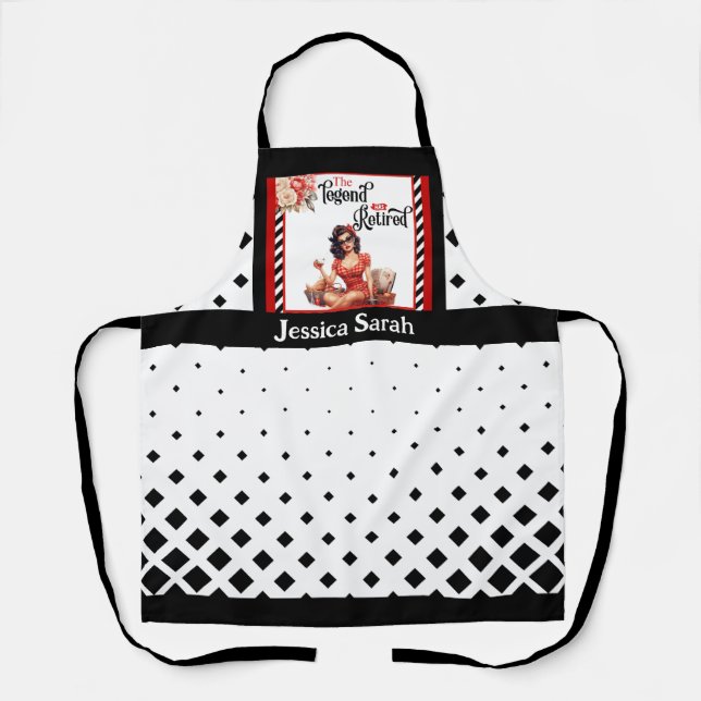 Delantal Pintura de leyenda retirada (Anverso)