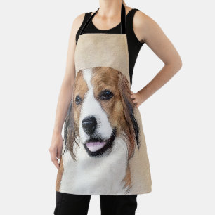Delantal Pintura de Nederlandse Kooikerhondje - Arte de per