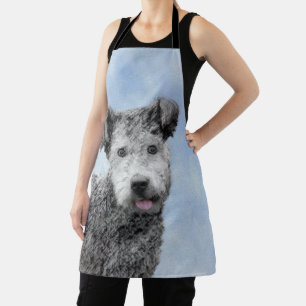 Delantal Pintura de Pumi - Arte de Perro Original.