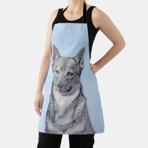 Delantal Pintura de Swedish Vallhund - Arte de perro origin