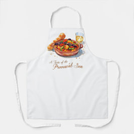 Delantal Pintura en Acuarela de Ratatouille Provenzal Vibra